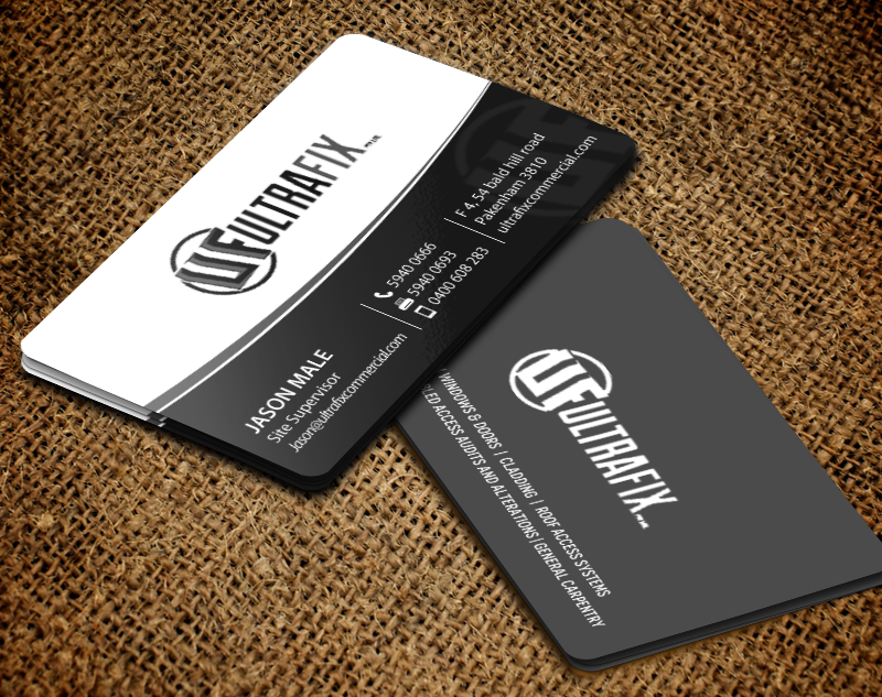 Design de Carte de Visite par chandrayaan.creative pour Ultrafix | Design #11648051