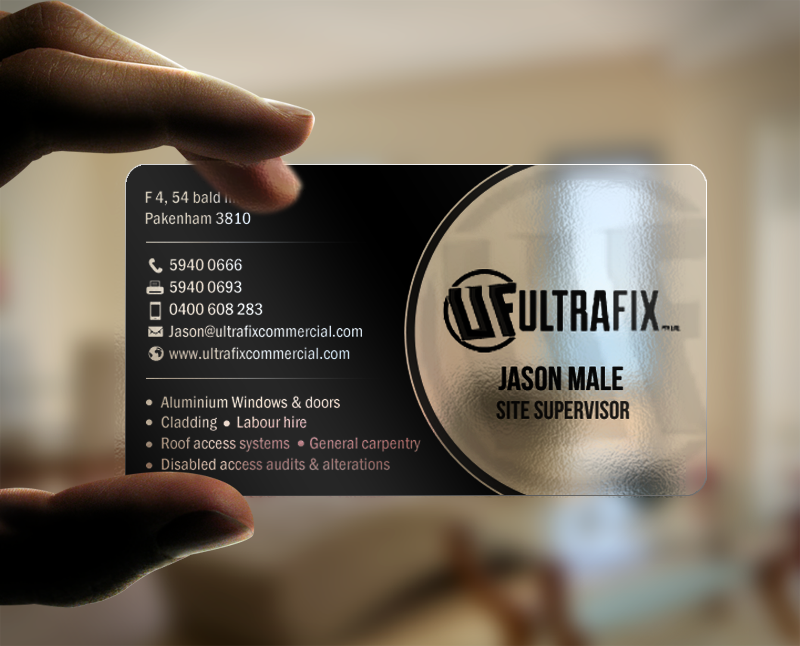Business Card Design by chandrayaan.creative for Ultrafix | Design #11648056
