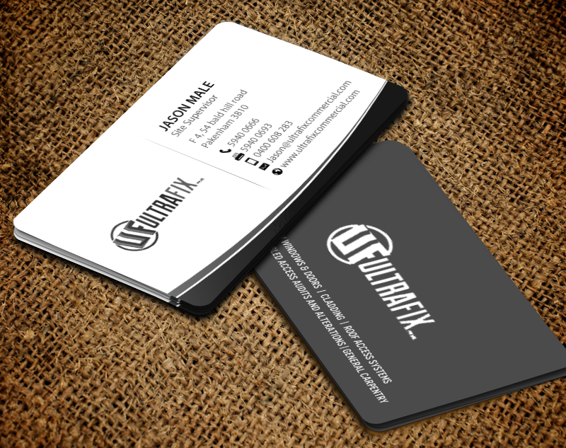 Business Card Design by chandrayaan.creative for Ultrafix | Design #11710607