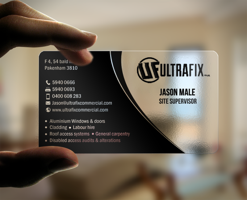 Business Card Design by chandrayaan.creative for Ultrafix | Design #11710610