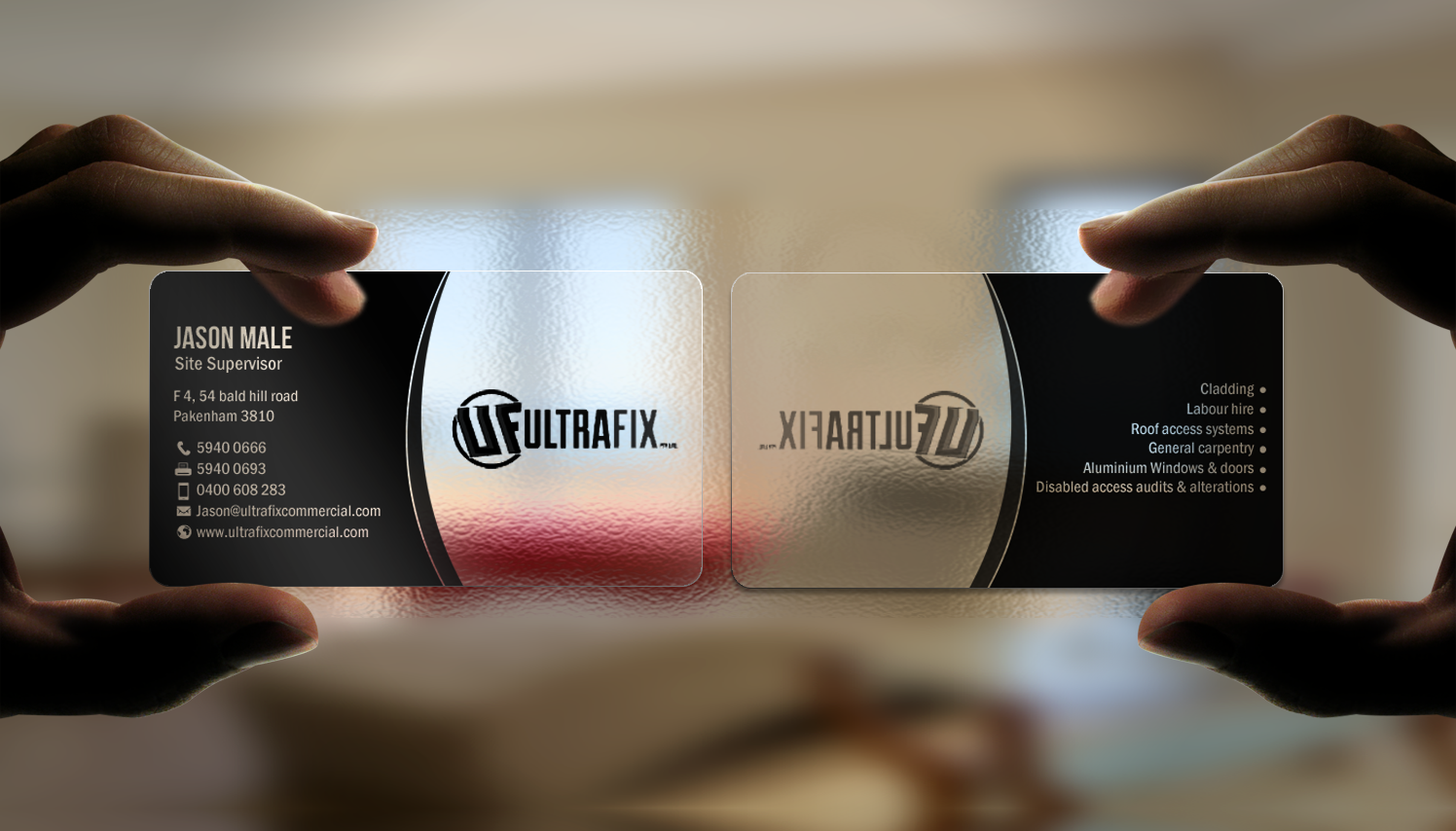 Business Card Design by chandrayaan.creative for Ultrafix | Design #11710611