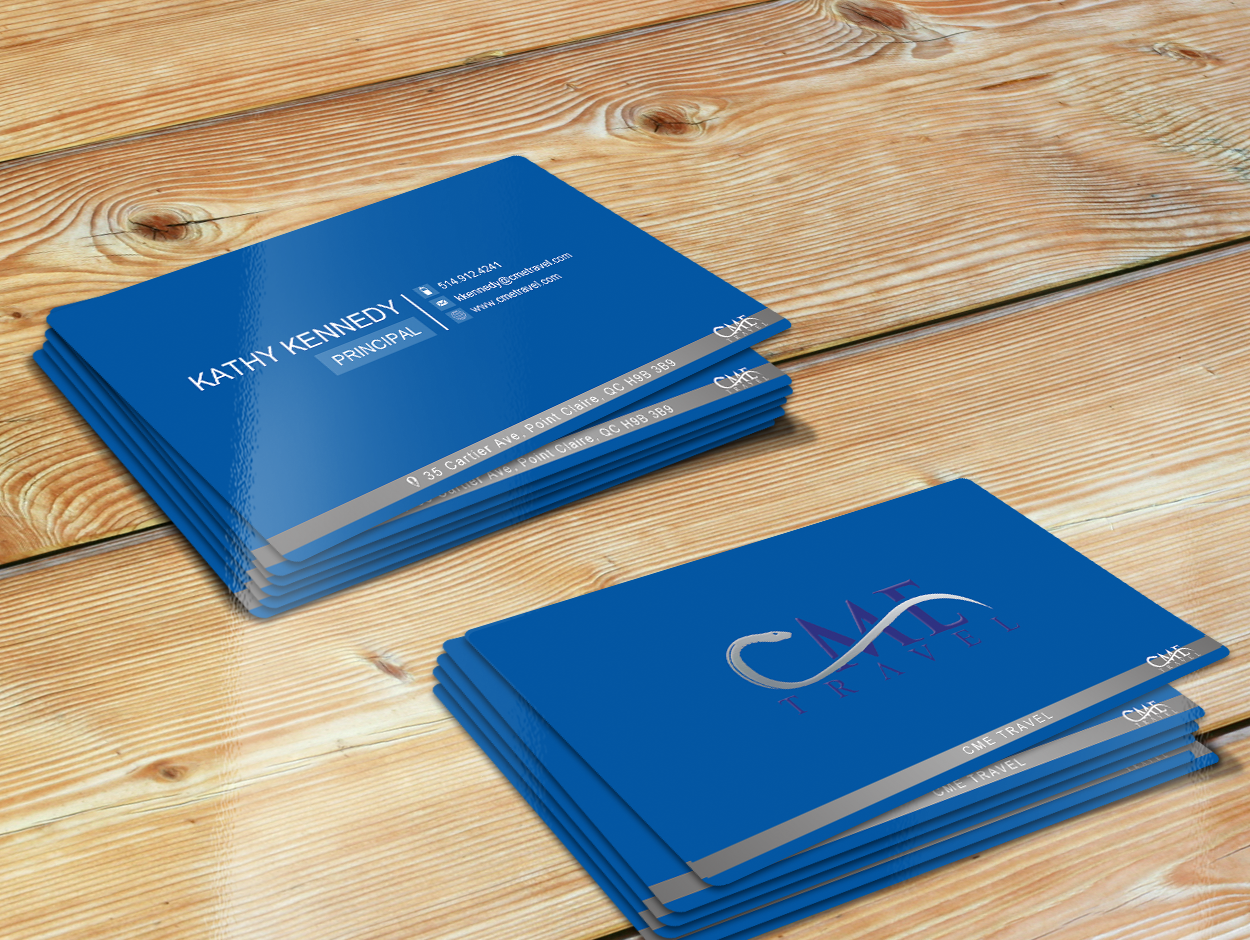 Business Card Design by franzouie19 for cme travel | Design #11651866