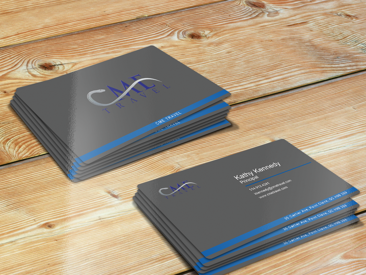 Business Card Design by franzouie19 for cme travel | Design #11654740