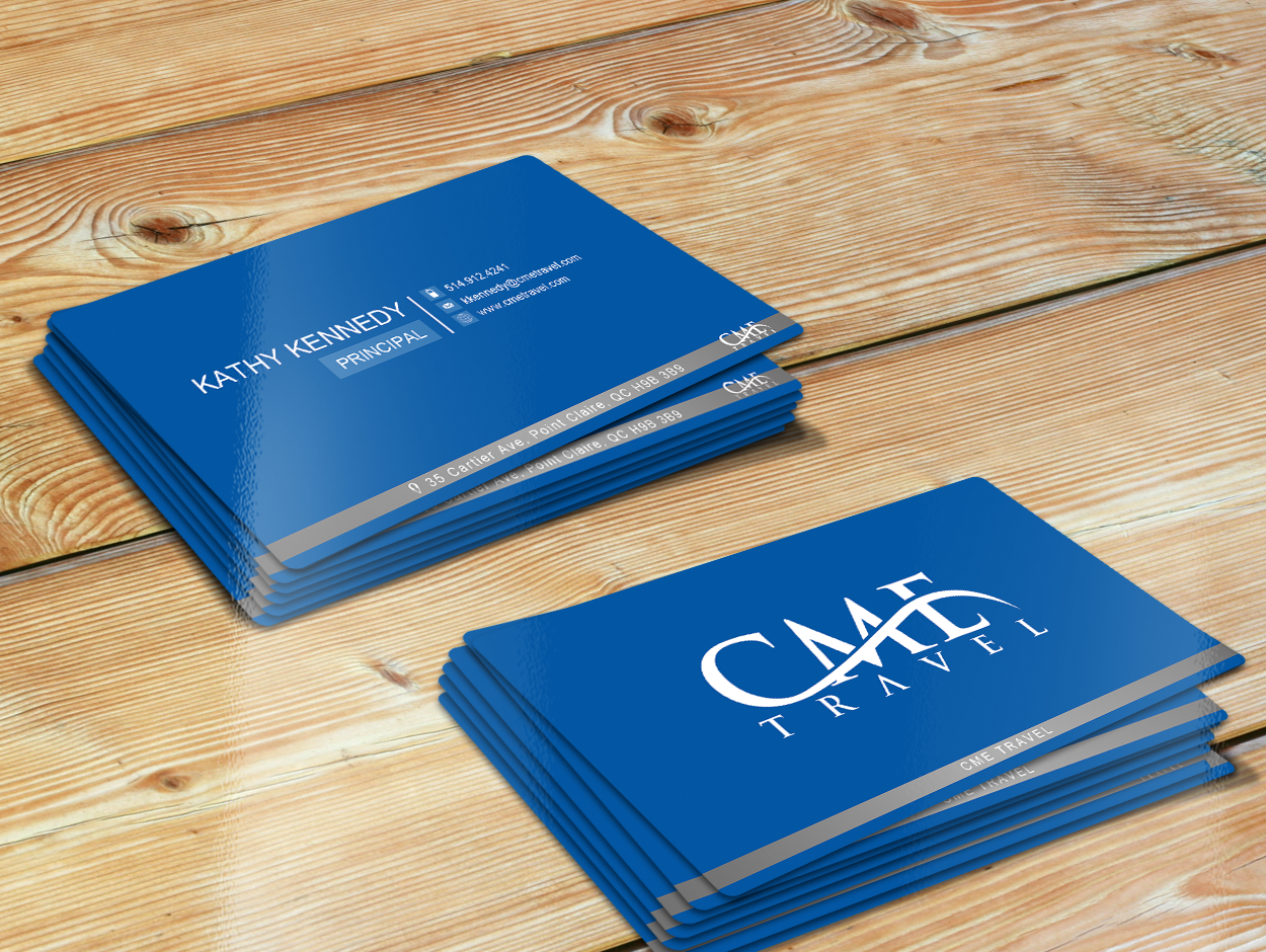 Business Card Design by franzouie19 for cme travel | Design #11710360