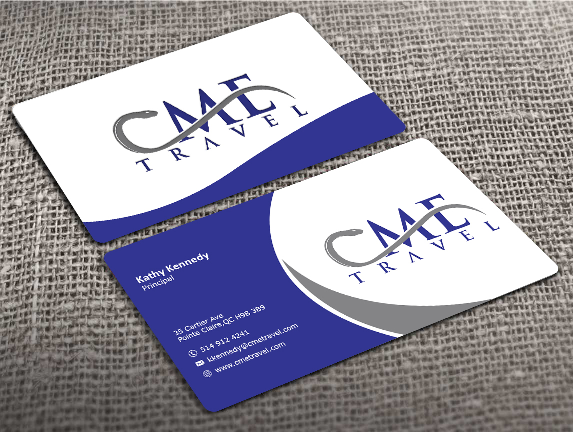 Business Card Design by EWS Webs for cme travel | Design #11638720