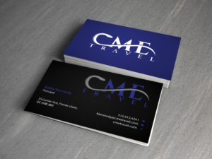 Business Card Design by Creations Box 2015 for cme travel | Design: #11610081