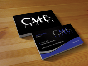 Business Card Design by Creations Box 2015 for cme travel | Design: #11610082