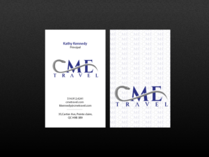 Business Card Design by Creations Box 2015 for cme travel | Design: #11610086