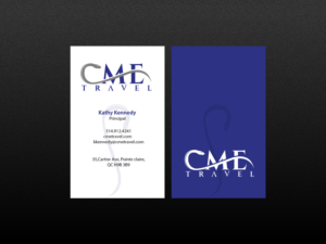 Business Card Design by Creations Box 2015 for cme travel | Design: #11610087