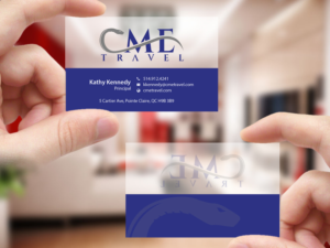 Business Card Design by Creations Box 2015 for cme travel | Design: #11610100