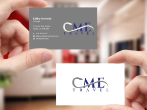 Business Card Design by Creations Box 2015 for cme travel | Design: #11610101