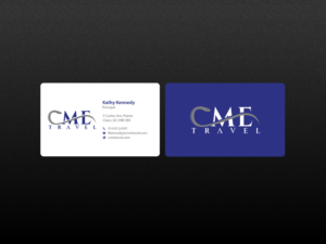 Business Card Design by Creations Box 2015 for cme travel | Design: #11610107