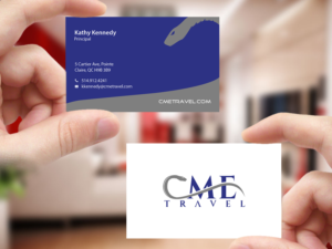Business Card Design by Creations Box 2015 for cme travel | Design: #11610108