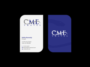 Business Card Design by Creations Box 2015 for cme travel | Design: #11610115