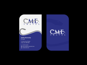 Business Card Design by Creations Box 2015 for cme travel | Design: #11610124