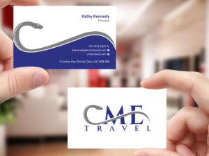 Business Card Design by Creations Box 2015 for cme travel | Design: #11610132