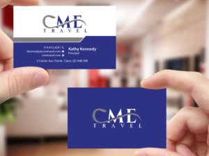 Business Card Design by Creations Box 2015 for cme travel | Design: #11610133
