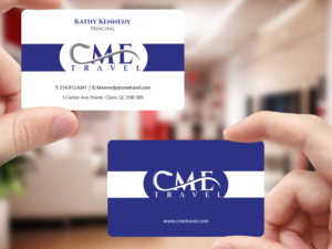 Business Card Design by Creations Box 2015 for cme travel | Design: #11610134