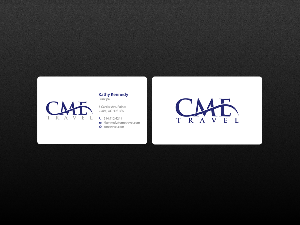 Business Card Design by Creations Box 2015 for cme travel | Design #11682978
