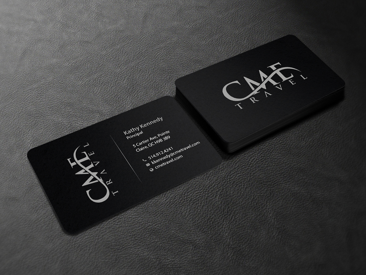 Business Card Design by Creations Box 2015 for cme travel | Design #11683025