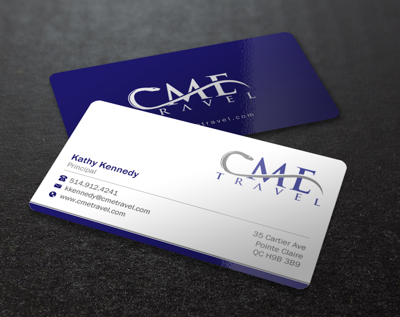 Business Card Design by Brand aid for cme travel | Design #11606822