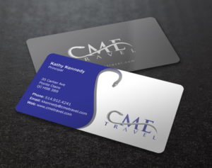 Business Card Design by Brand aid for cme travel | Design: #11606825