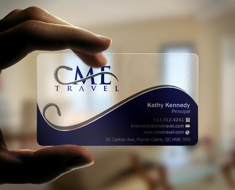 Business Card Design by Brand aid for cme travel | Design #11606833