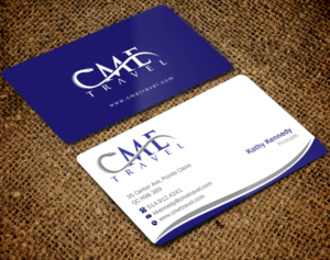 Business Card Design by Brand aid for cme travel | Design: #11606836