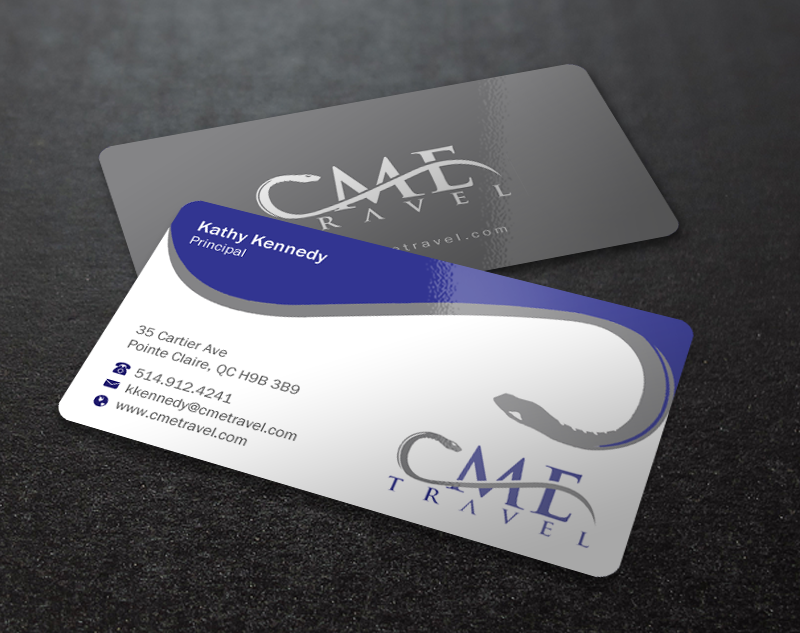 Business Card Design by Brand aid for cme travel | Design #11606838