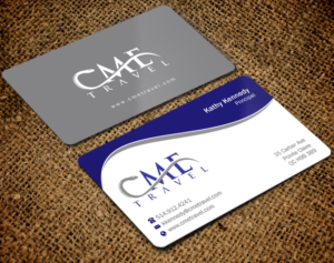 Business Card Design by Brand aid for cme travel | Design: #11606845