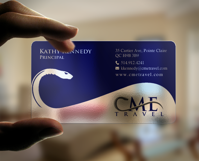 Business Card Design by chandrayaan.creative for cme travel | Design #11606707