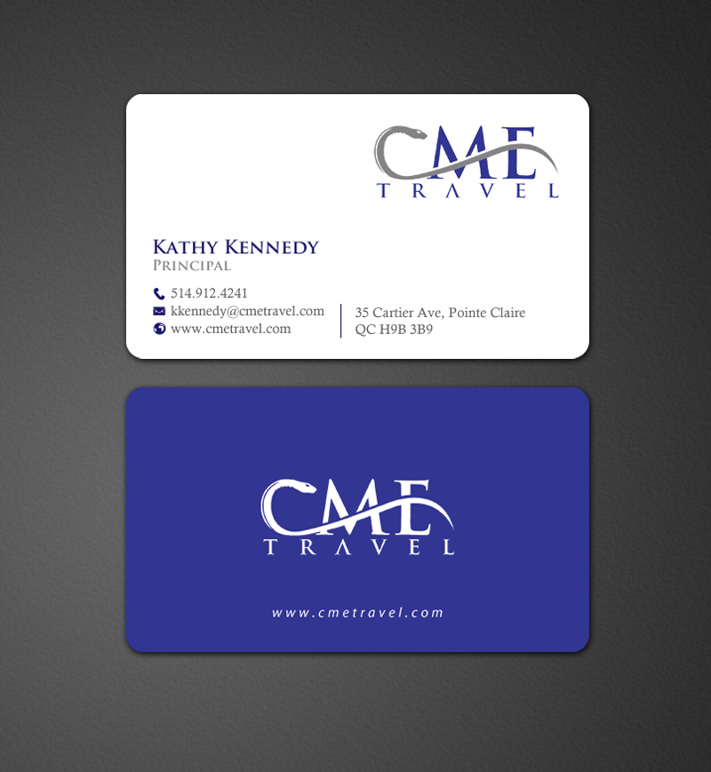 Business Card Design by chandrayaan.creative for cme travel | Design #11606722