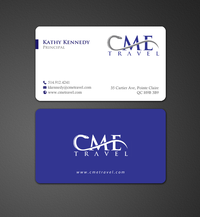 Business Card Design by chandrayaan.creative for cme travel | Design #11606725