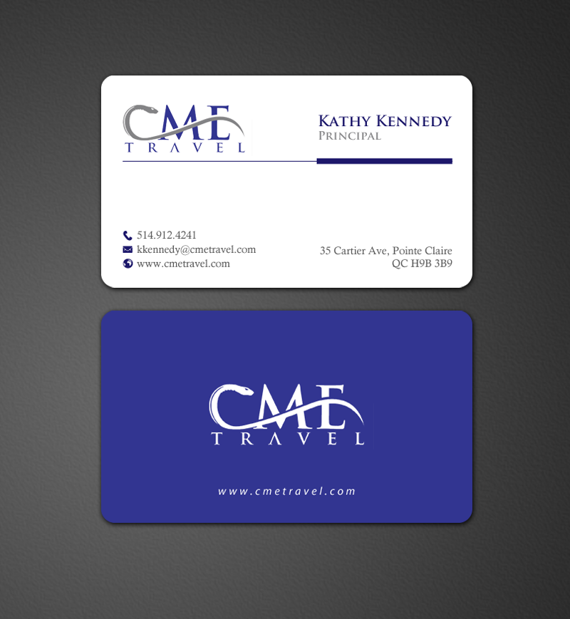 Business Card Design by chandrayaan.creative for cme travel | Design #11606726