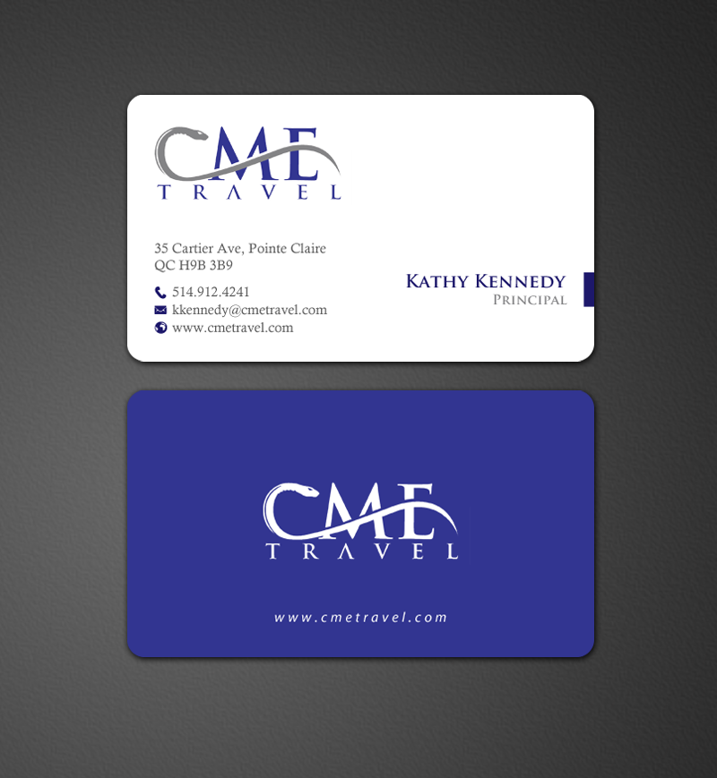 Business Card Design by chandrayaan.creative for cme travel | Design #11606727