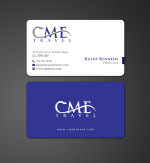 Business Card Design by chandrayaan.creative for cme travel | Design: #11606727