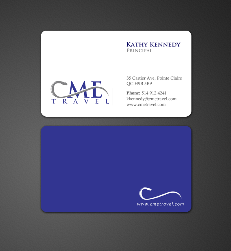 Business Card Design by chandrayaan.creative for cme travel | Design #11606729