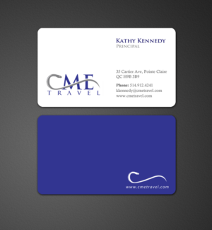Business Card Design by chandrayaan.creative for cme travel | Design: #11606729