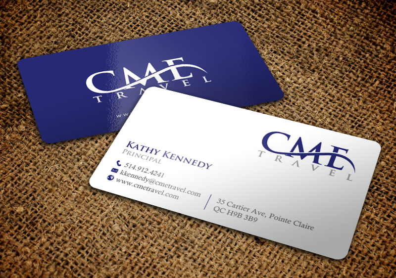Business Card Design by chandrayaan.creative for cme travel | Design #11671779