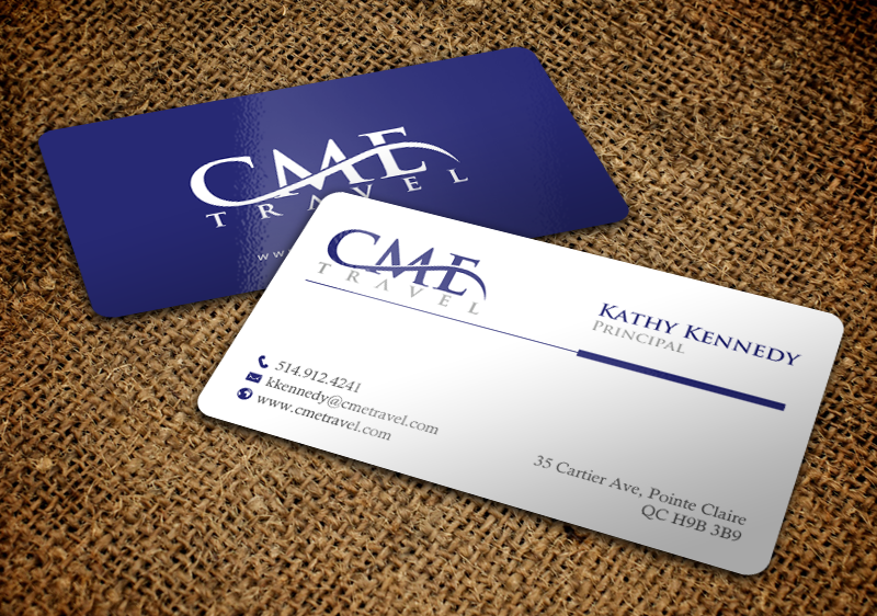 Business Card Design by chandrayaan.creative for cme travel | Design #11671786