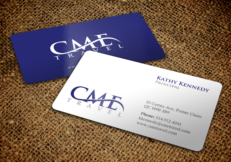 Business Card Design by chandrayaan.creative for cme travel | Design #11671789