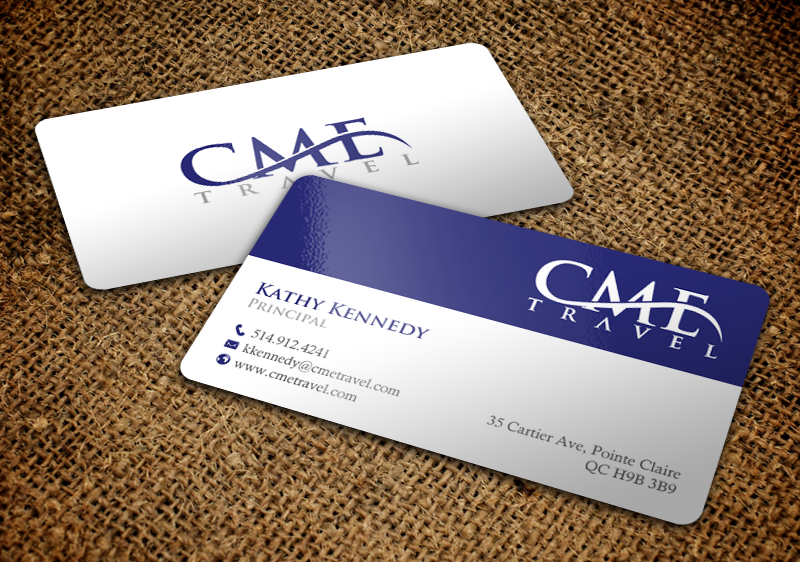 Business Card Design by chandrayaan.creative for cme travel | Design #11671790