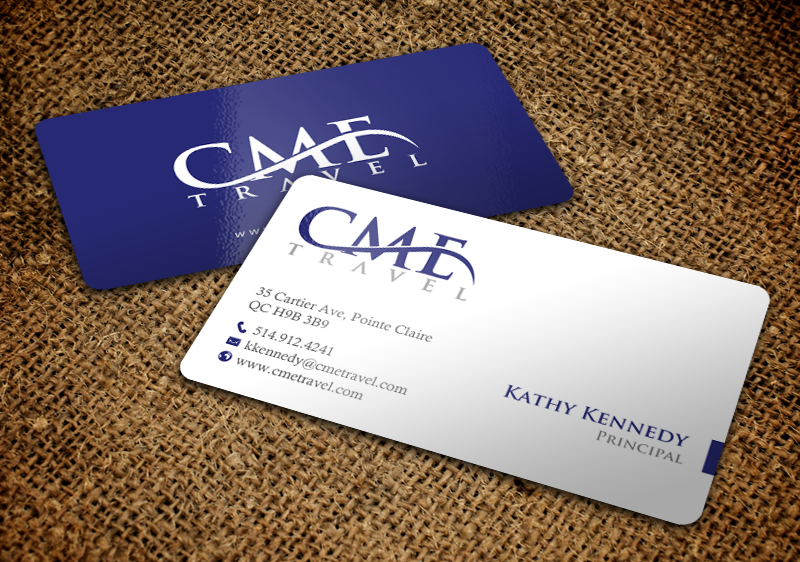 Business Card Design by chandrayaan.creative for cme travel | Design #11671791