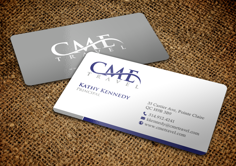 Business Card Design by chandrayaan.creative for cme travel | Design #11671792