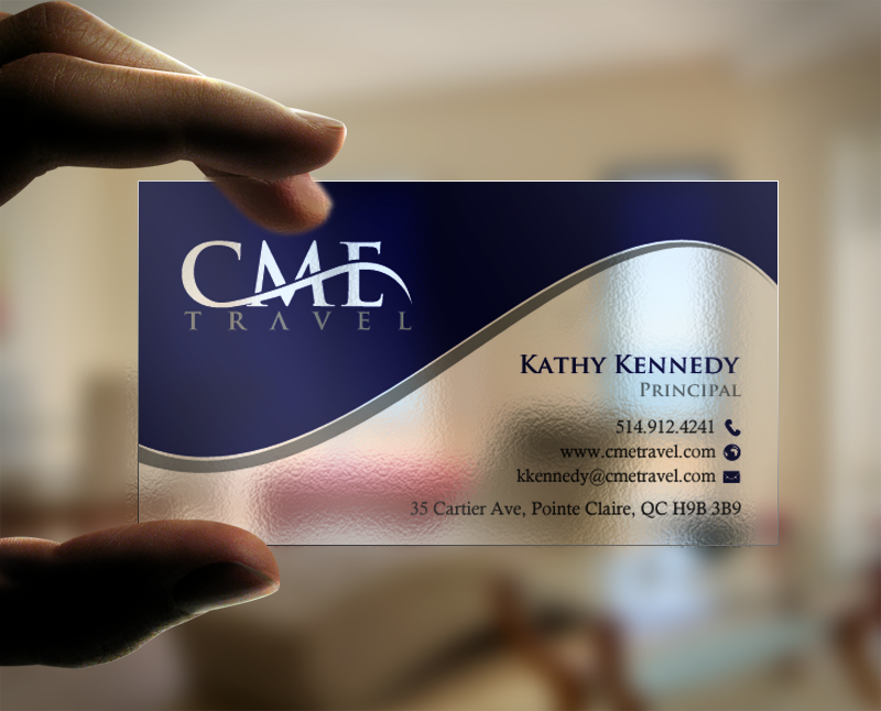 Business Card Design by chandrayaan.creative for cme travel | Design #11678885