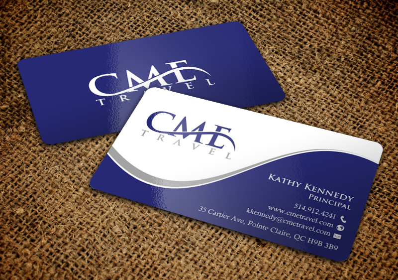 Business Card Design by chandrayaan.creative for cme travel | Design #11678886