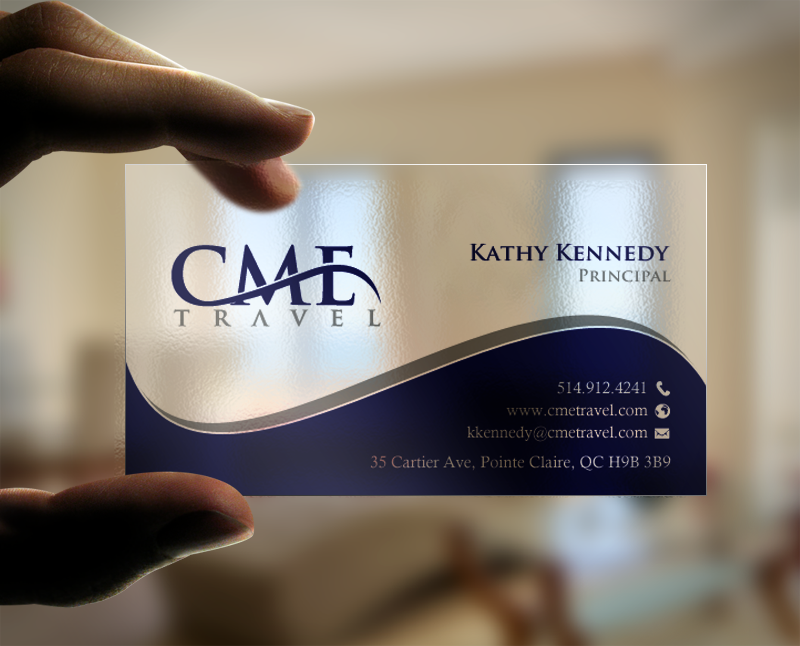 Business Card Design by chandrayaan.creative for cme travel | Design #11678888