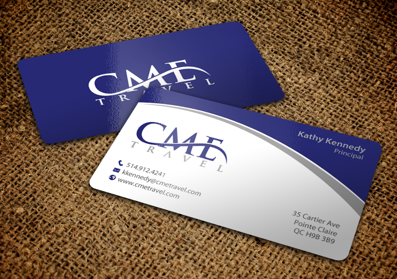 Business Card Design by chandrayaan.creative for cme travel | Design #11678889
