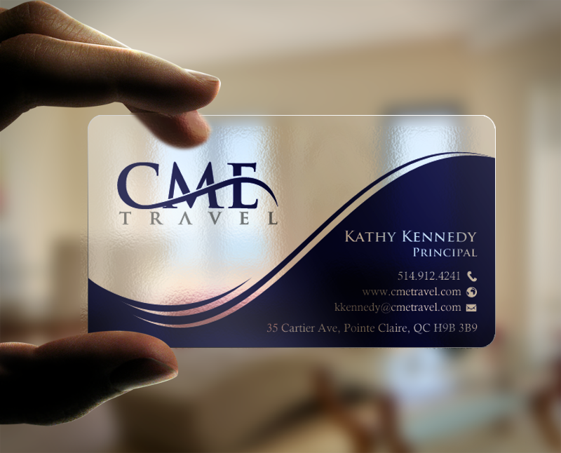 Business Card Design by chandrayaan.creative for cme travel | Design #11678890