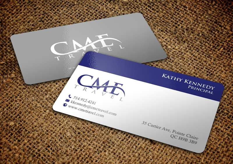 Business Card Design by chandrayaan.creative for cme travel | Design #11678982